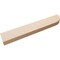Ekena Millwork 2in. W x 6in. H x 32in. L Durham Woodgrain TimberThane Rafter Tail, Primed Tan RFTUR02X06X32DURRCPR - alternate 3